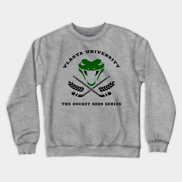 Vlasta University (The Hockey Gods Series) Crewneck Sweatshirt by Author Xavier Neal